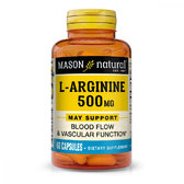 Mason Natural L-Arginine 500 mg L-аргінін 60 капсул