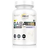 Genius Nutrition GABA + B6 Габа + Вітамін Б6 90 капсул