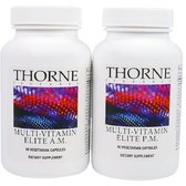 Thorne Research Multi-Vitamin Elite 2 Bottles 90 Vegetarian Capsules Per Bottle Мультівітаміни еліт