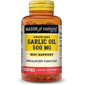 Mason Natural Garlic Oil 500 mg Часникова олія 100 капсул