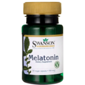 Swanson Melatonin, 500 mcg, 60 Veggie Capsules (SWA-11648)