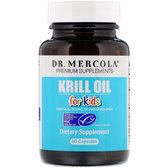 Dr. Mercola Kids 'Krill Oil 60 Caps Масло криля для дітей