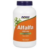 Now Foods Alfalfa, 650 мг, 500 таблеток (Альфальфа)