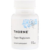 Thorne Research Copper Bisglycinate 60 Veg Caps Мідь