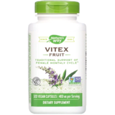 Nature's Way, Vitex Fruit, 400 mg, 320 Vegetarian Capsules (NWY-11923)