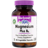 Bluebonnet Nutrition, Magnesium Plus B6, 90 Vegetable Capsules (735)