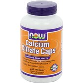 NOW Foods Цитрат кальцію Calcium Citrate Veg Capsules 240 caps