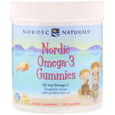 Nordic Naturals Nordic Omega-3 Gummies 120 Gummies Tangerine Treats Риб'ячий жир для дітей зі смаком мандарина