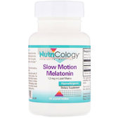 Nutricology Slow Motion Melatonin 60 Tabs Мелатонін повільно діючий