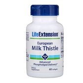 Life Extension European Milk Thistle 60 caps Силімарин (Розторопша)