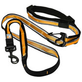 Повідець Kurgo Quantum 6-in-1 Dog Leash перестібка для собак Black/Orange (57859)