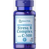 Puritan's Pride Stress Vitamin B-Complex with Vitamin C-500 Timed Release 60 Caplets