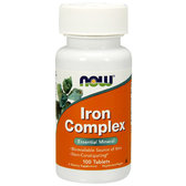 Now Foods Iron Complex 100 Tablets