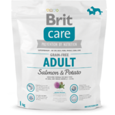 Сухий корм для собак вагою до 25 кг Brit Care GF Adult Salmon & Potato 1 кг (8595602510160)