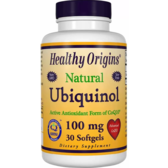 Healthy Origins Ubiquinol 100 mg Убіхінол 30 капсул