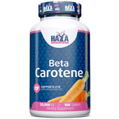 Haya Labs Natural Beta Carotene 20000 IU Бета-каротин 100 таблеток