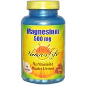 Nature's Life Magnesium, 500 mg, 100 Capsules (NLI-00437)