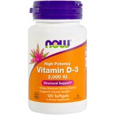 NOW Foods Vit D3 2000 IU 120 SGELS Вітамін D3