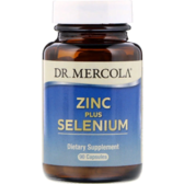 Dr. Mercola, Zinc Plus Selenium Цинк плюс Селен 90 капсул