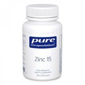 Pure Encapsulations Zinc 15 mg 180 caps Цинк (PE-00251)