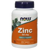 NOW Foods ZINC GLUCONATE 50 mg 250 TABS Цинк глюконат