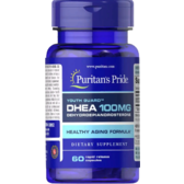 Puritans Pride DHEA 100 mg Дегідроепіандростерон 60 таблеток