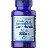 Puritan's Pride Pantothenic Acid Timed Release 500 mg 100 tabs