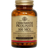 Solgar Chromium Picolinate 500 mcg 60 Vegetable Capsules