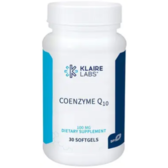 Klaire Labs Coenzyme Q10 Коензим Q10 (убіхінон) 100 мг 30 гелевих капсул