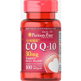 Puritan's Pride Q-SORB Co Q-10 30 mg 100 Rapid Release Softgels Коензим Q-10