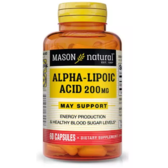 Mason Natural Alpha Lipoic Acid Альфа-ліпоєва кислота 200 мг 60 капсул