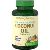 Piping Rock Coconut Oil (Extra Virgin) тисячі mg 100 Softgels Кокосове масло