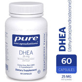 Pure Encapsulations DHEA 25 mg 60 caps ДГЕА (дегідроепіандростерон) (PE-00099)