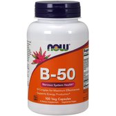 NOW Foods Vitamin B-50 mg Veg Capsules 100 caps