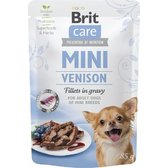 Вологий корм для собак Brit Care Mini pouch філе в соусі дичина 85 г (8595602560356)