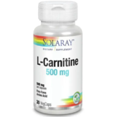 Solaray L-Carnitine Free Form Л-карнітин 500 мг 30 вегетаріанських капсул