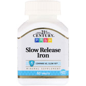 21st Century Slow Release Iron (45 mg) 60 Tablets