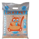 Наповнювач для котячого туалету Lucky Pet стандарт Деревний поглинаючий 6 кг (4820224210056)