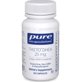 Pure Encapsulations 7-Keto DHEA 25 mg 7-Кето Дегідроепіандростерон 60 капсул