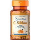 Puritan's Pride Vitamin C-500 mg with Bioflavonoids & Rose Hips 100 caplets Вітамін C з биофлавоноидами