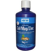 Trace Minerals Research, Cal / Mag / Zinc, Piña Colada, 32 fl oz (946 ml) (TMR-00044)