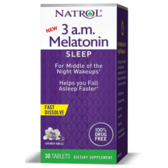 Natrol Melatonin 3 a.m. Мелатонін зі смаком лаванда-ваніль 30 таблеток