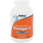 NOW Foods Omega-3 Molecularly Distilled Softgels 500 caps