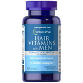 Puritans Pride Men`s Hair Vitamins Чоловіча формула для волосся 120 гелевих капсул
