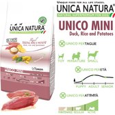 Сухий корм Gheda Unica Natura Unico Mini - Duck, rice and potatoes для собак 7.5 кг (8001541004580)