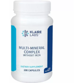 Klaire Labs Multi Mineral Complex Мультімінерали без заліза 100 капсул