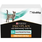 Вологий корм для котів Pro Plan Veterinary Diets EN Хвороби ШКТ з куркою в підливці 10х85 г (8445290093561)