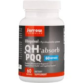 Jarrow Formulas Ubiquinol QH - Absorb + PQQ 60 Softgels Пірролохінолінхінон і убіхінол