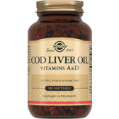 Solgar Cod Liver Oil Vitamin A & D 100 Softgels Вітаміни А і D3 з печінки тріски