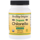 Healthy Origins Chlorella 500 mg 180 tabs Органічна хлорелла